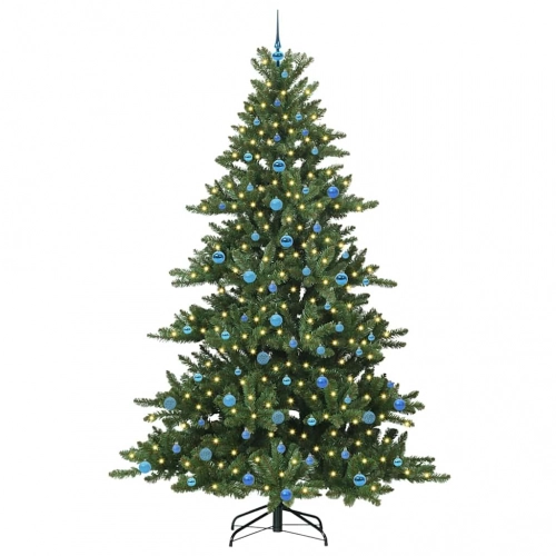 Mākslīgā Saliekamā Ziemassvētku Egle With Leds 240Cm Pvc Vidaxl