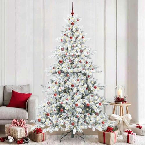 Mākslīgā Saliekamā Ziemassvētku Egle With Leds 240Cm Pvc Vidaxl