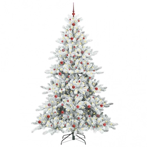 Mākslīgā Saliekamā Ziemassvētku Egle With Leds 240Cm Pvc Vidaxl