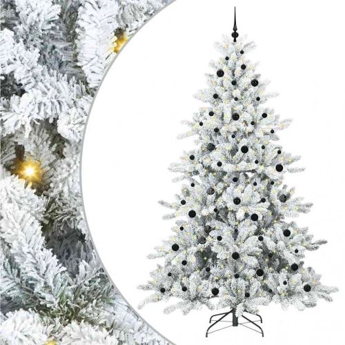 Mākslīgā Saliekamā Ziemassvētku Egle With Leds 240Cm Pvc Vidaxl