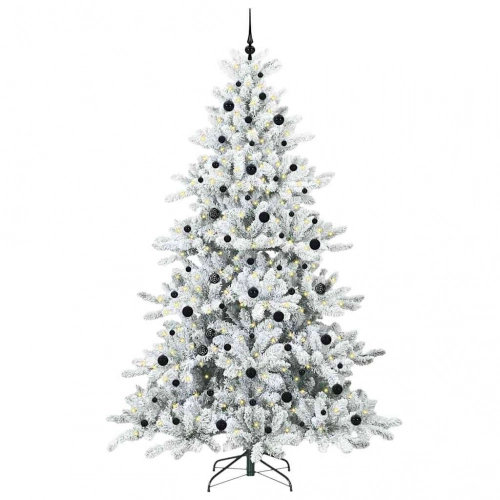 Mākslīgā Saliekamā Ziemassvētku Egle With Leds 240Cm Pvc Vidaxl