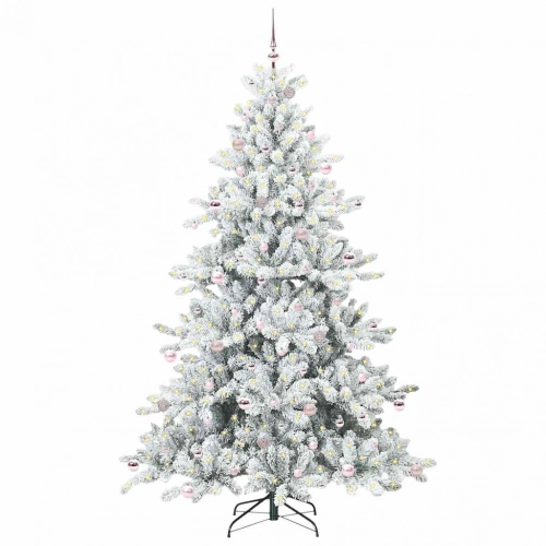 Mākslīgā Saliekamā Ziemassvētku Egle With Leds 240Cm Pvc Vidaxl