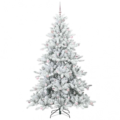Mākslīgā Saliekamā Ziemassvētku Egle With Leds 240Cm Pvc Vidaxl