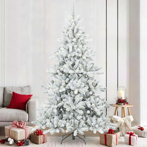 Mākslīgā Saliekamā Ziemassvētku Egle With Leds 240Cm Pvc Vidaxl