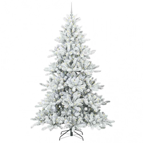 Mākslīgā Saliekamā Ziemassvētku Egle With Leds 240Cm Pvc Vidaxl