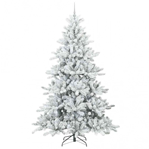 Mākslīgā Saliekamā Ziemassvētku Egle With Leds 240Cm Pvc Vidaxl