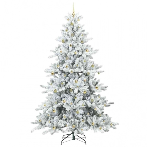 Mākslīgā Saliekamā Ziemassvētku Egle With Leds 240Cm Pvc Vidaxl