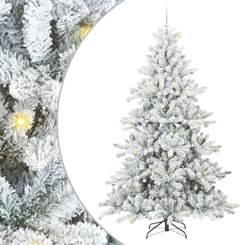 Mākslīgā Saliekamā Ziemassvētku Egle With Leds 240Cm Pvc Vidaxl