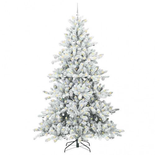 Mākslīgā Saliekamā Ziemassvētku Egle With Leds 240Cm Pvc Vidaxl