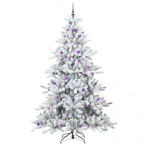Mākslīgā Saliekamā Ziemassvētku Egle With Leds 240Cm Pvc Vidaxl