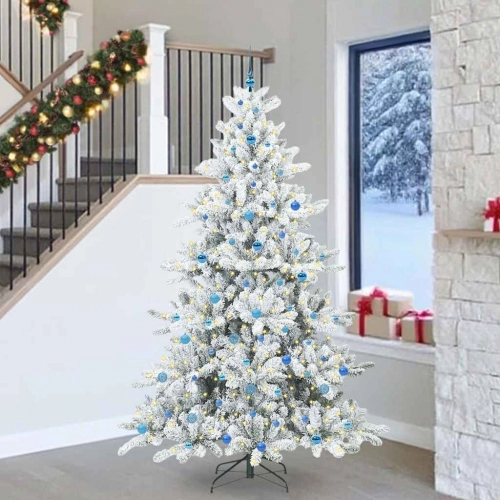 Mākslīgā Saliekamā Ziemassvētku Egle With Leds 240Cm Pvc Vidaxl