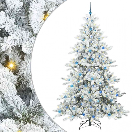 Mākslīgā Saliekamā Ziemassvētku Egle With Leds 240Cm Pvc Vidaxl