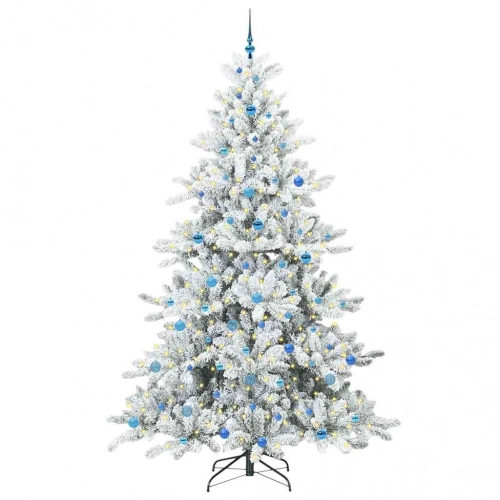 Mākslīgā Saliekamā Ziemassvētku Egle With Leds 240Cm Pvc Vidaxl