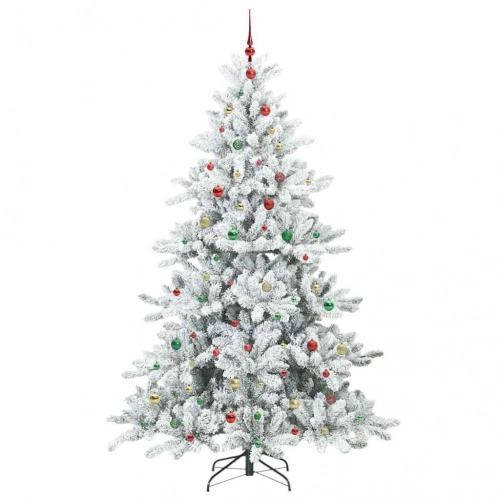 Mākslīgā Saliekamā Ziemassvētku Egle With Leds 240Cm Pvc Vidaxl