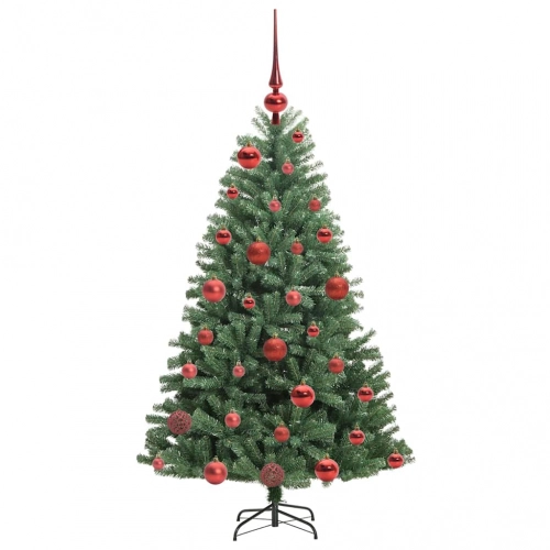 Mākslīgā Saliekamā Ziemassvētku Egle Zaļa 120 Cm Pvc Un Metāls Vidaxl