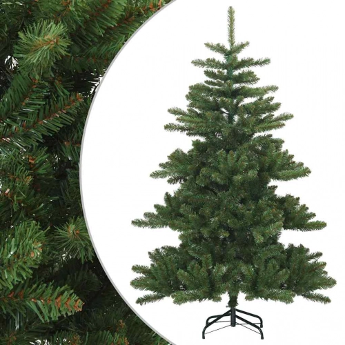 Mākslīgā Saliekamā Ziemassvētku Egle Zaļa 150 Cm Pvc, Tērauds Vidaxl