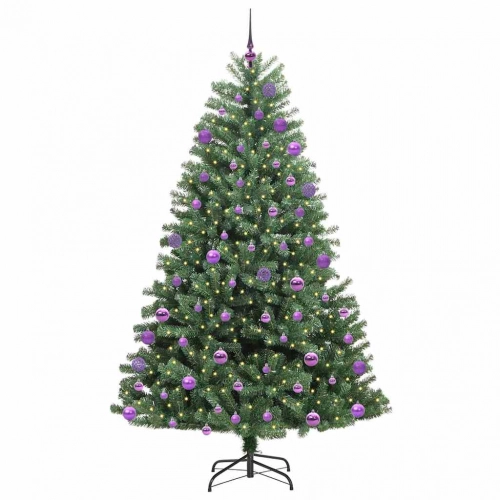 Mākslīgā Saliekamā Ziemassvētku Egle Zaļa 180 Cm Pvc Un Metāls Vidaxl