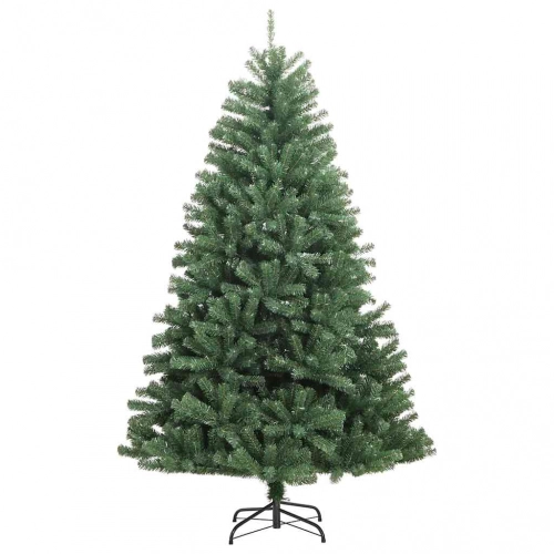 Mākslīgā Saliekamā Ziemassvētku Egle Zaļa 210 Cm Pvc Un Metāls Vidaxl