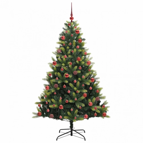 Mākslīgā Salocāmā Ziemassvētku Egle Ar 300 Led Lampiņām 180 Cm Vidaxl