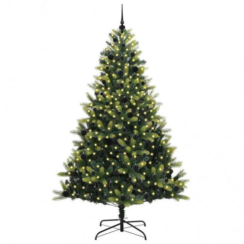 Mākslīgā Salokāmā Ziemassvētku Egle Ar 300 Led Gaismām 240 Cm Vidaxl