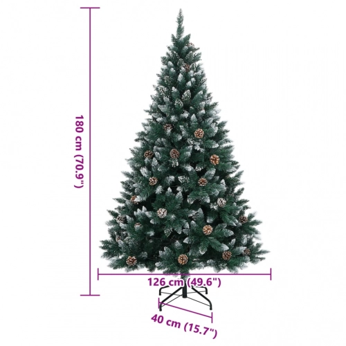 Mākslīgā Ziemassvētku Egle, 180 Cm, 300 Led Vidaxl