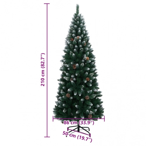 Mākslīgā Ziemassvētku Egle, 210 Cm, 300 Led Vidaxl