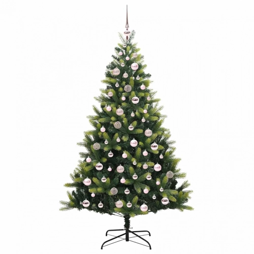 Mākslīgā Ziemassvētku Egle Ar 300 Led Zaļa 180 Cm Pvc Un Pe Vidaxl