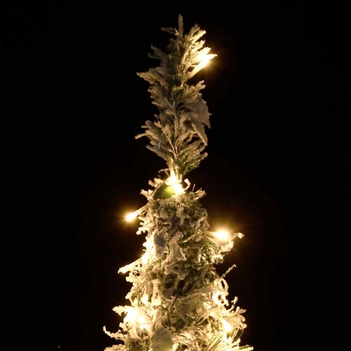 Mākslīgā Ziemassvētku Egle Ar Sniegu, 100 Led, 150 Cm Vidaxl