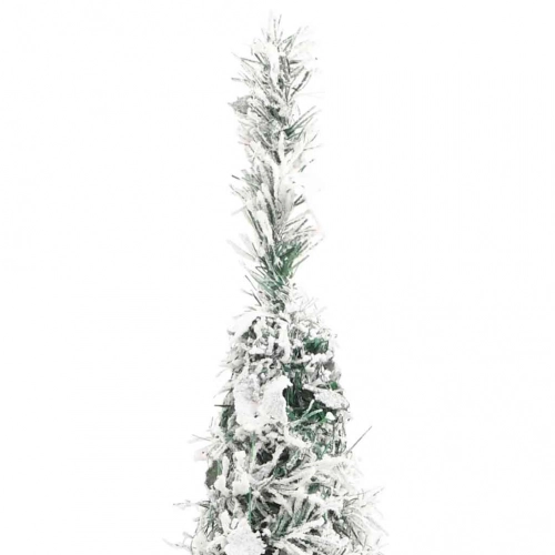 Mākslīgā Ziemassvētku Egle Ar Sniegu, 100 Led, 150 Cm Vidaxl