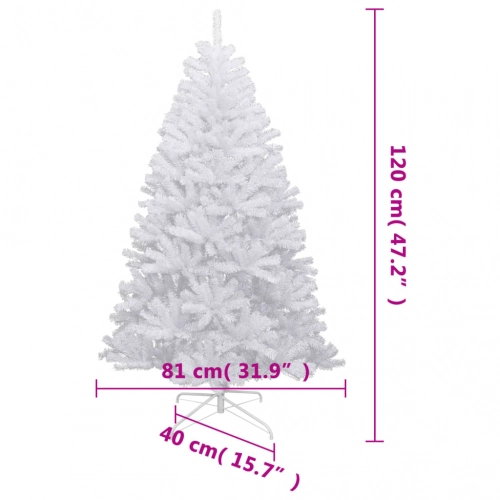 Mākslīgā Ziemassvētku Egle Ar Sniegu, 120 Cm Vidaxl