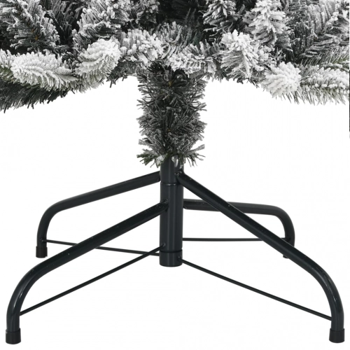 Mākslīgā Ziemassvētku Egle Ar Sniegu, 150 Cm, 150 Led Vidaxl