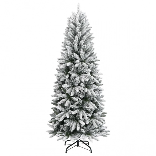 Mākslīgā Ziemassvētku Egle Ar Sniegu, 150 Cm, Pvc&Pe Vidaxl