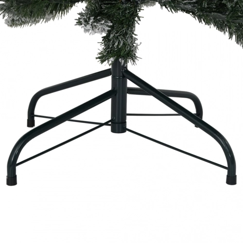 Mākslīgā Ziemassvētku Egle Ar Sniegu, 150 Cm, Pvc&Pe Vidaxl