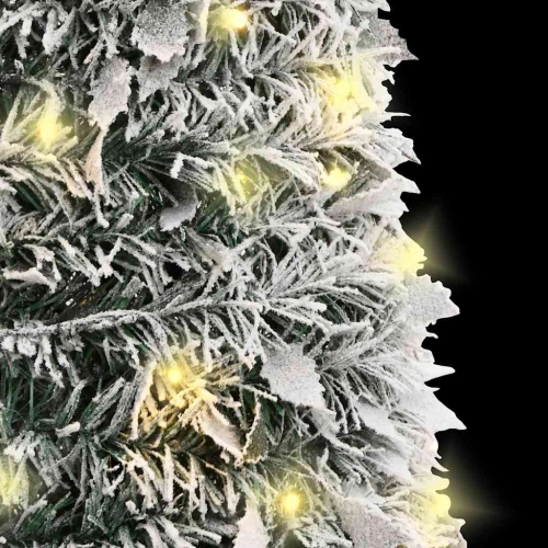 Mākslīgā Ziemassvētku Egle Ar Sniegu, 150 Led, 180 Cm Vidaxl