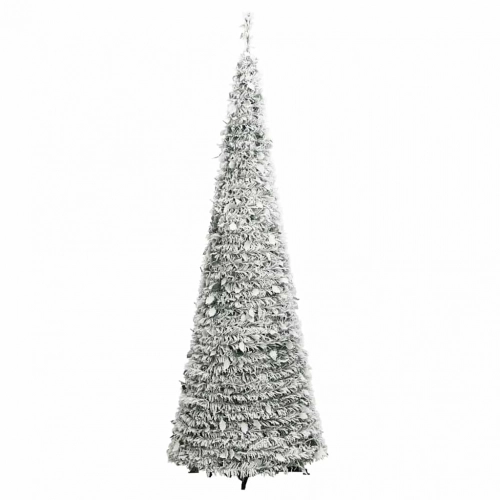 Mākslīgā Ziemassvētku Egle Ar Sniegu, 150 Led, 180 Cm Vidaxl
