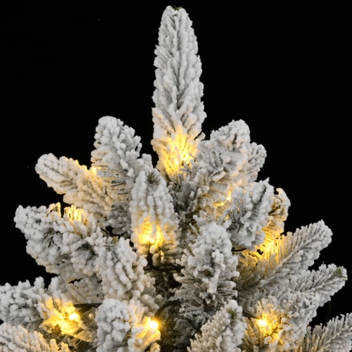 Mākslīgā Ziemassvētku Egle Ar Sniegu, 180 Cm, 300 Led Vidaxl