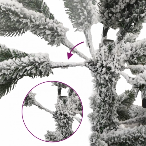 Mākslīgā Ziemassvētku Egle Ar Sniegu, 180 Cm Vidaxl