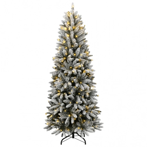 Mākslīgā Ziemassvētku Egle Ar Sniegu, 210 Cm, 300 Led Vidaxl