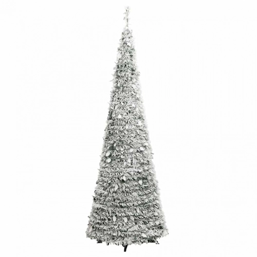 Mākslīgā Ziemassvētku Egle Ar Sniegu, 50 Led, 120 Cm Vidaxl