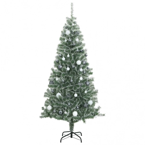 Mākslīgā Ziemassvētku Egle Ar Sniegu Un 300 Led, 180 Cm Vidaxl