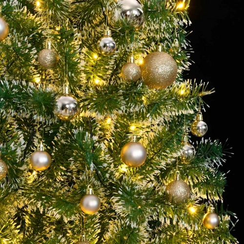 Mākslīgā Ziemassvētku Egle Ar Sniegu Un 300 Led, 180 Cm Vidaxl