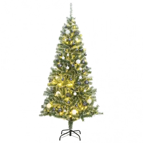 Mākslīgā Ziemassvētku Egle Ar Sniegu Un 300 Led, 210 Cm Vidaxl