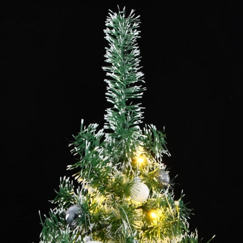 Mākslīgā Ziemassvētku Egle Ar Sniegu Un 300 Led, 210 Cm Vidaxl