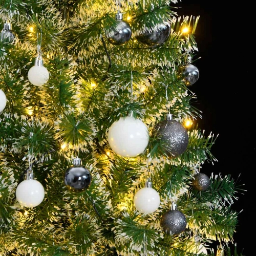 Mākslīgā Ziemassvētku Egle Ar Sniegu Un 300 Led, 210 Cm Vidaxl