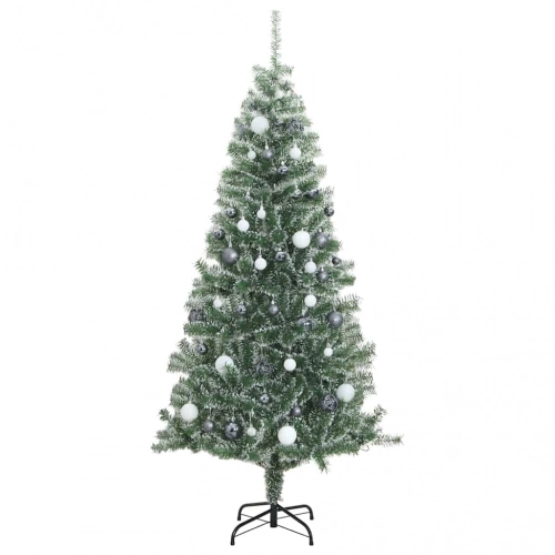Mākslīgā Ziemassvētku Egle Ar Sniegu Un 300 Led, 210 Cm Vidaxl