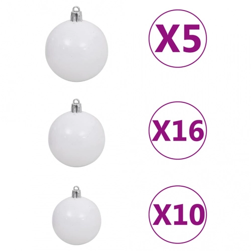 Mākslīgā Ziemassvētku Egle Ar Sniegu Un 300 Led, 210 Cm Vidaxl