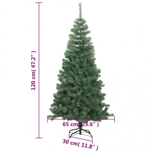 Mākslīgā Ziemassvētku Egle Ar Statīvu, 120 Cm, 230 Zari Vidaxl