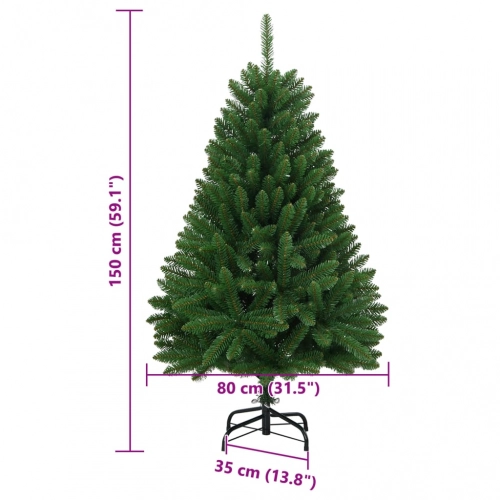 Mākslīgā Ziemassvētku Egle Ar Statīvu, 150 Cm Vidaxl
