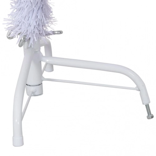 Mākslīgā Ziemassvētku Egle Ar Statīvu, Balta, 120 Cm, Pvc Vidaxl