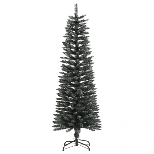 Mākslīgā Ziemassvētku Egle Ar Statīvu, Šaura, 120 Cm, Zaļa, Pvc Vidaxl